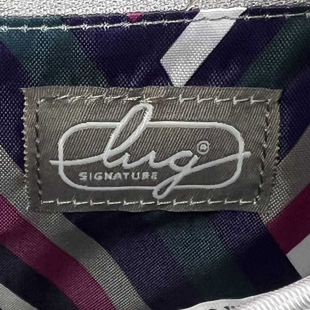 Lug Signature Mini Swing Crossbody Bag Grey Magnetic Flap NWT - Picture 6 of 12